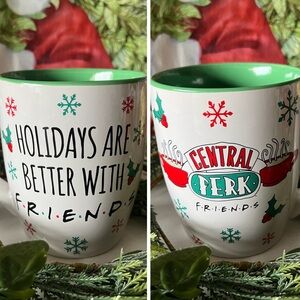 Friends Christmas Holidays Are Better With Friends Mug Central Perk Ceramic NWT